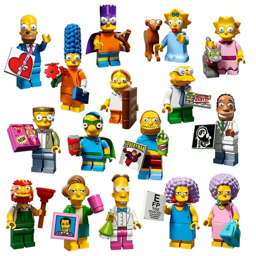 Lego minifigures the simpsons - the,