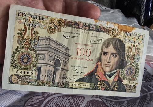 Billet 10000 francs - 10000,