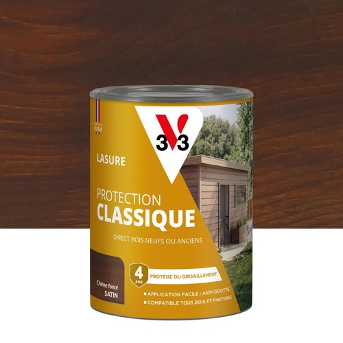 Lasure bois extérieur - bois, chêne