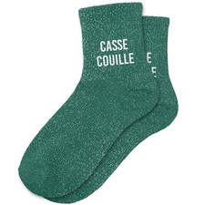 Chaussettes Casse Couille à paillettes