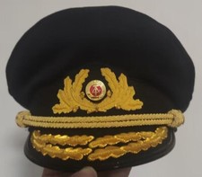 Casquette RDA Marine Général/Admiral REPRO NVA VOLKSMARINE GENERALSCHIRMMUTZE