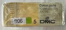 10 Pelotes 10gr DMC Fil Coton à Broder en pelotes Coton perlé 906 Vert ART.116