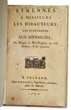 VADÉ. Étrennes à Messieurs