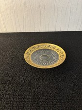 Assiette à pain modèle thistle en cristal de Saint Louis