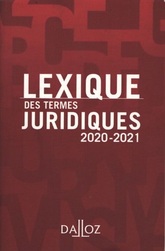 Lexique des termes juridiques