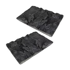 2x Fond d'écran 3D pour aquarium de reptiles, tortues, agames barbus