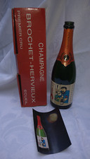 Champagne Brochet - Herveux, objectif lune, Tintin, Capitaine Haddock