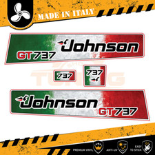 Décalcomanies adhésif Moteur hors-bord Johnson GT 737 - ITALIA