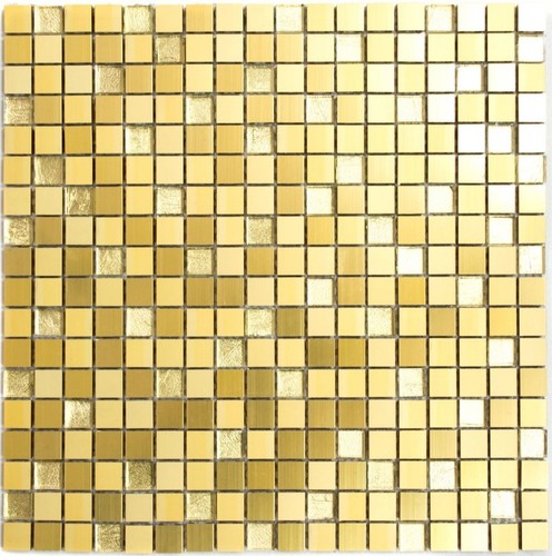 Mosaïque carreau aluminium