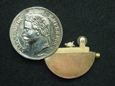 ANCIEN BRIQUET 5 FRANCS NAPOLEON III - 1870 - BARRE - VINTAGE