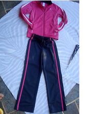 SURVETEMENT FILLE DECATHLON GRIS & ROSE NEUF T 8 ANS 