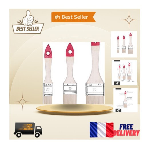 Set pinceaux plats 3 - set,