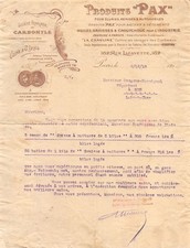 1918 SOCIETE FRANCAISE DE CARBONYLE PRODUITS PAX A PARIS - M. DESGENS ROSSIGN