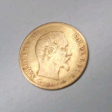 Napoléon III - 5 Francs Or petit module, 1856 A Paris 