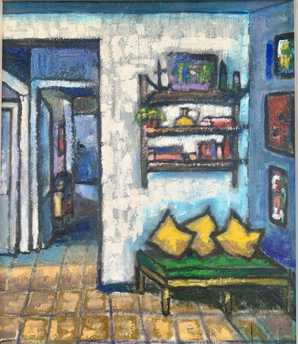 Tableau ancien huile - tableau,