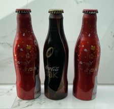 Lot de 3 bouteilles Coca cola