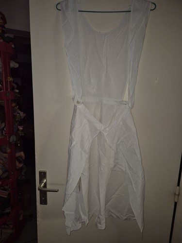 Tablier ancien coton - tablier, en