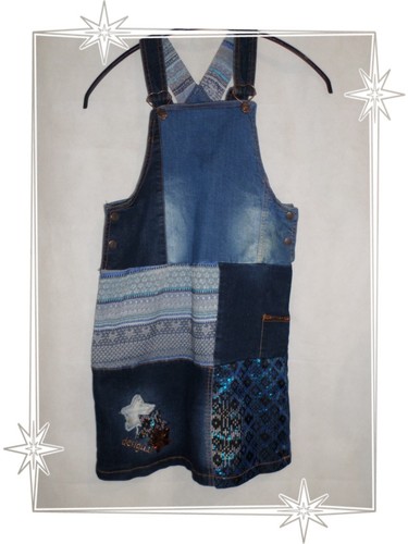 Robe fantaisie en jeans - robe,