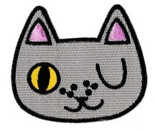 Ecusson patche Chat cartoon