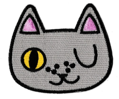 Ecusson patche chat cartoon - patche,