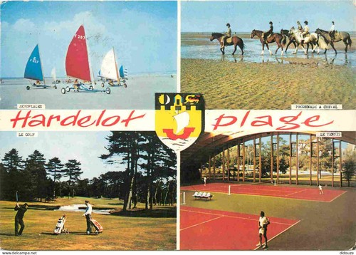 Carte postale hardelot - 62,