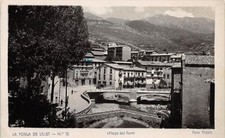 CPA ESPAGNE LA POBLA DE LILLET PLACA DEL FORT