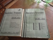 Catalogue d'échantillons de tissus  Lavelanet Manufactures Pyrénéennes 1939
