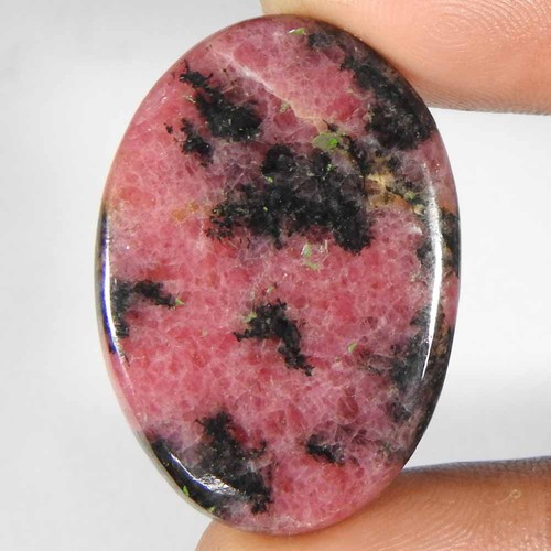 Cabochon ovale rhodonite - cabochon,
