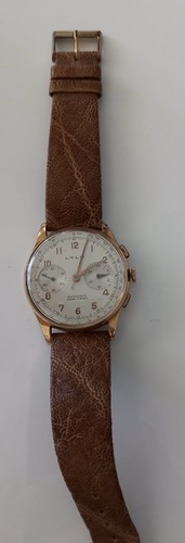 Montre 18k chronographe - or,