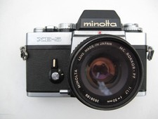 Minolta XE5 chromé + 50mm f1,7 MC Rokkor + filtre UV : excellent état !