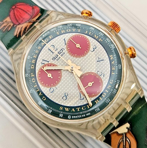 Montre vintage swatch chrono - vintage,