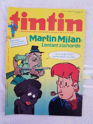 Tintin 216 79 martin - tintin, 26/10/79