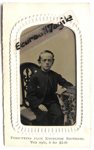 Ferrotype photo enfant - ferrotype,