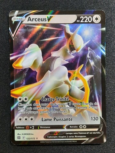 Carte pokémon arceus v - pokémon,