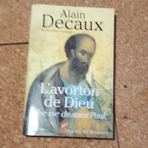 Alain decaux avorton dieu - alain,