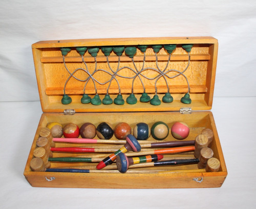 Ancien jeu croquet salon - ancien, de