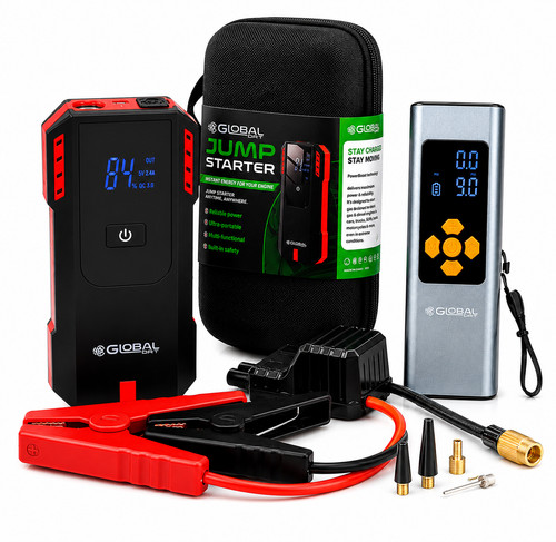 2-in-1 Jump Starter + Tire