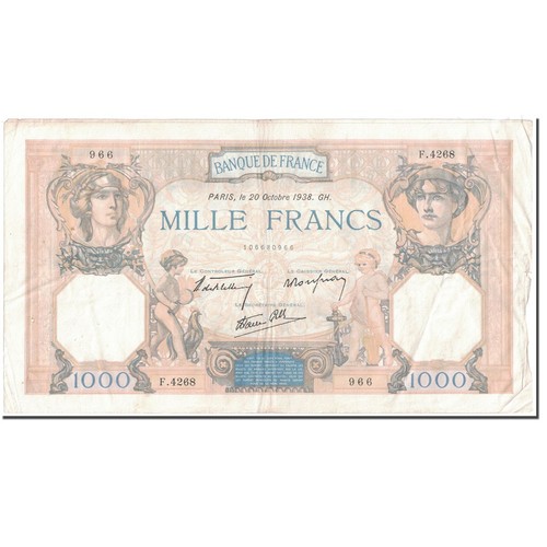 France 1000 francs 1938 - 1000,