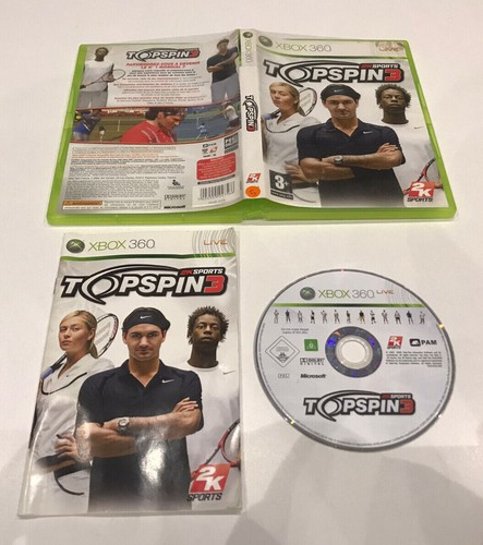 Top spin avec livret - 3, xbox
