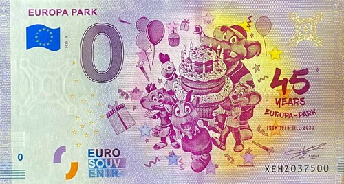 Billet euro europa - 0, park