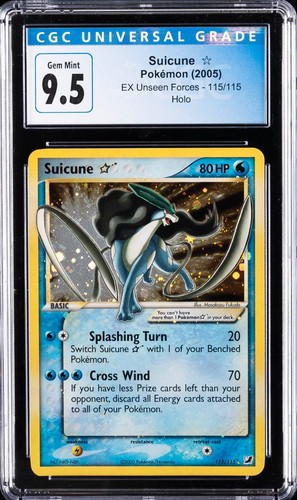 Pokemon suicune gold star holo - star,