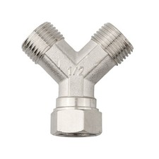 Machine à laver pour lave-vaisselle en cuivre robinet Y double séparateur 12 c