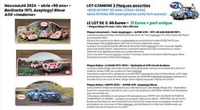 NOUVEAUTE 2024: "LOT 3 PLAQUES" ALPINE 90 ANS BOB NEYRET !