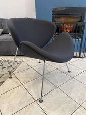 Fauteuil ORANGE SLICE 437 de Pierre Paulin pour Artifort gris 1980