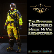 Star Citizen - TRUBARRIER HAZARD SUIT AND MASK - HI-VIS BIOHAZARD