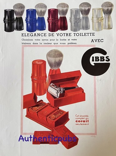 Publicite gibbs savon pour - gibbs, la