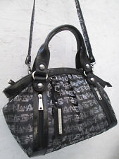 -AUTHENTIQUE  sac à main bandoulière  LANCASTER toile/cuir TBEG vintage bag