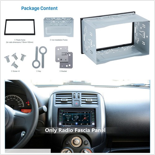 Double din fascia mounting - fascia,