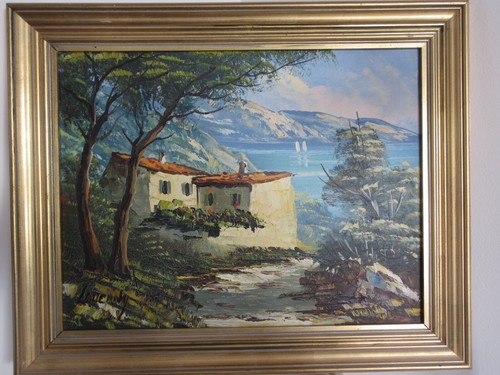 Tableau peintre guerny - l.,