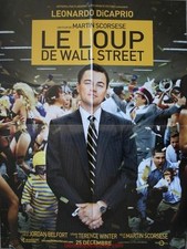 LE LOUP DE WALL STREET Affiche Cinéma pliée 53x40 Movie Poster SCORSESE DICAPRIO